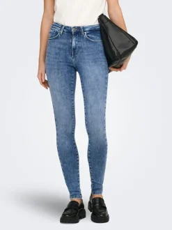 Outlet ONLPOWER Mellemhøj talje Skinny fit Jeans Dame Jeans|Jeans