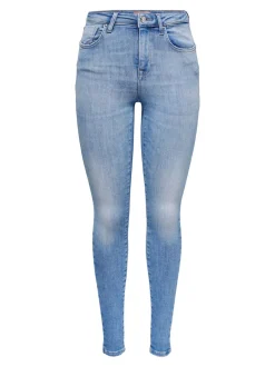 Sale ONLPOWER Mellemhøj talje Skinny fit Jeans Dame Jeans|Jeans
