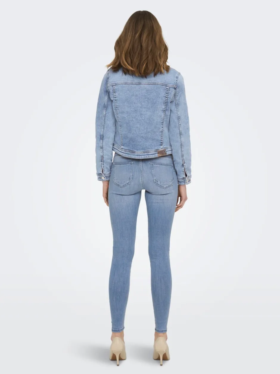 Hot ONLPOWER Mellemhøj talje Skinny fit Jeans Dame Jeans|Jeans