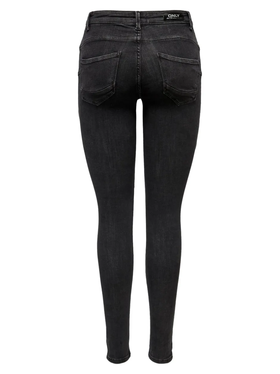 Best ONLPOWER Mellemhøj talje Skinny fit Jeans Dame Jeans|Jeans