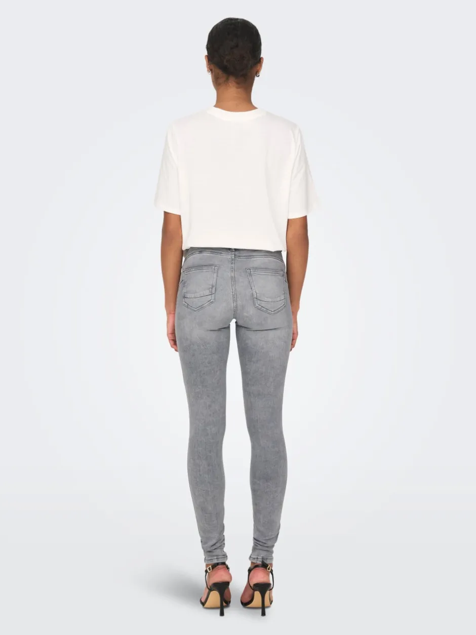 Hot ONLPOWER Mellemhøj talje Skinny fit Jeans Dame Jeans|Jeans