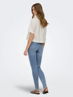 Discount ONLPOWER Mellemhøj talje Skinny fit Ankellængde Jeans Dame Jeans|Jeans
