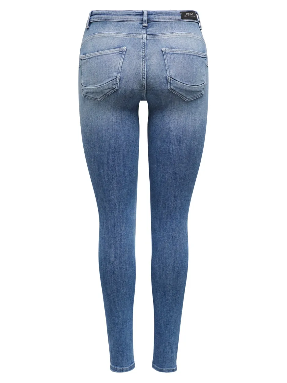 Online ONLPOWER Mellemhøj talje Skinny fit Jeans Dame Jeans|Jeans