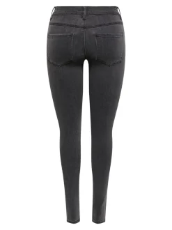 New ONLRAIN Mellemhøj talje Skinny fit Jeans Dame Jeans|Jeans
