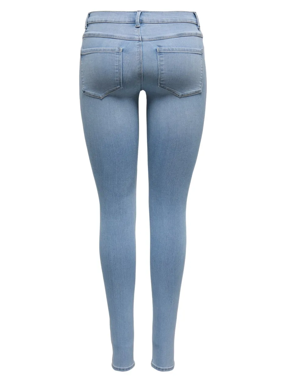 Discount ONLRAIN Mellemhøj talje Skinny fit Jeans Dame Jeans|Jeans