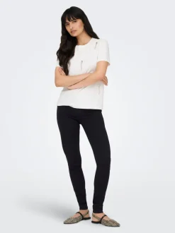 Sale ONLRAIN Mellemhøj talje Skinny fit Jeans Dame Jeans|Jeans