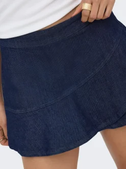 Best ONLRANJA Denim-nederdel Mininederdel Dame Nederdele