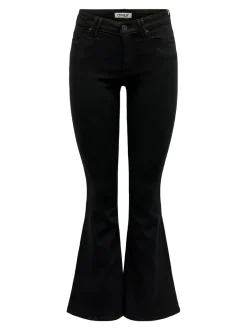 Sale ONLREESE Mellemhøj talje Flared fit Jeans Dame Jeans|Jeans