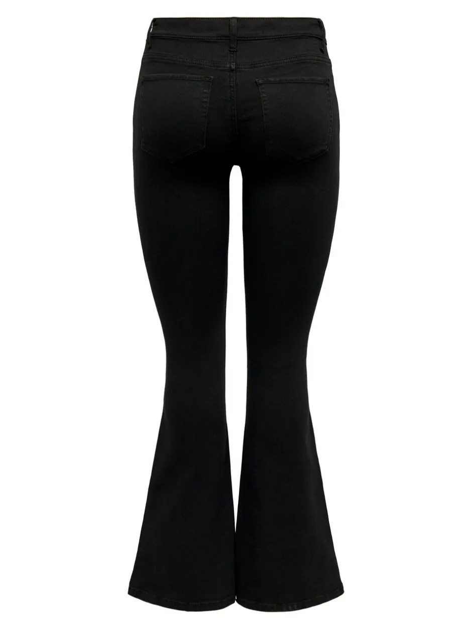 Sale ONLREESE Mellemhøj talje Flared fit Jeans Dame Jeans|Jeans