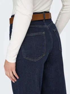 Online ONLREGINA Høj talje Cropped fit Cropped Jeans Dame Jeans|Jeans