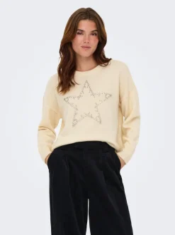 Clearance ONLRENATA Striktrøje Dame Strik & Cardigans