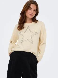 Clearance ONLRENATA Striktrøje Dame Strik & Cardigans
