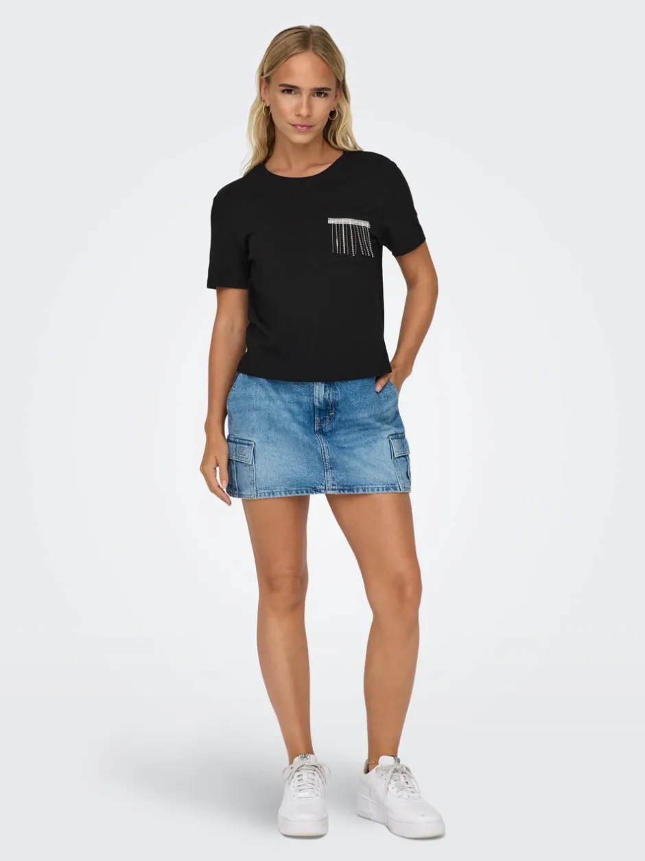 Discount ONLRHINE T-shirt Dame Toppe