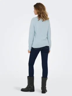 Hot ONLRICA Striktrøje Dame Strik & Cardigans