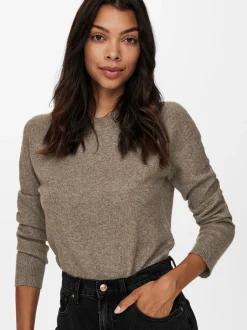 Hot ONLRICA Striktrøje Dame Strik & Cardigans