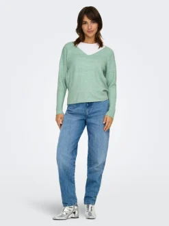 Sale ONLRICA Striktrøje Dame Strik & Cardigans
