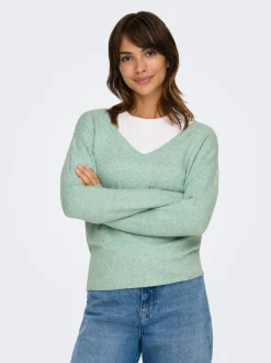 Sale ONLRICA Striktrøje Dame Strik & Cardigans