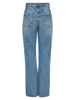 ONLRILEY Høj talje Straight fit Jeans Dame Jeans|Jeans