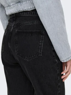 Hot ONLRILEY Høj talje Straight fit Jeans Dame Jeans|Jeans