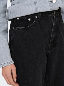 Hot ONLRILEY Høj talje Straight fit Jeans Dame Jeans|Jeans