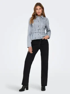 Hot ONLRILEY Høj talje Straight fit Jeans Dame Jeans|Jeans