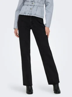 Hot ONLRILEY Høj talje Straight fit Jeans Dame Jeans|Jeans