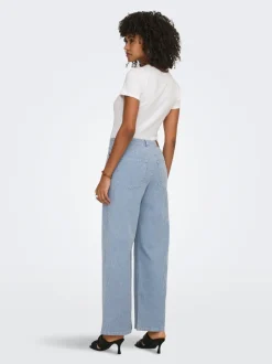 ONLRINE Wide leg fit Bukser i wide fit Dame Bukser