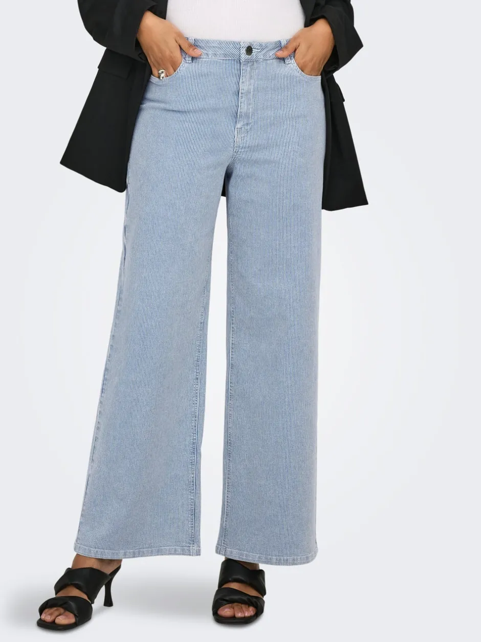 ONLRINE Wide leg fit Bukser i wide fit Dame Bukser
