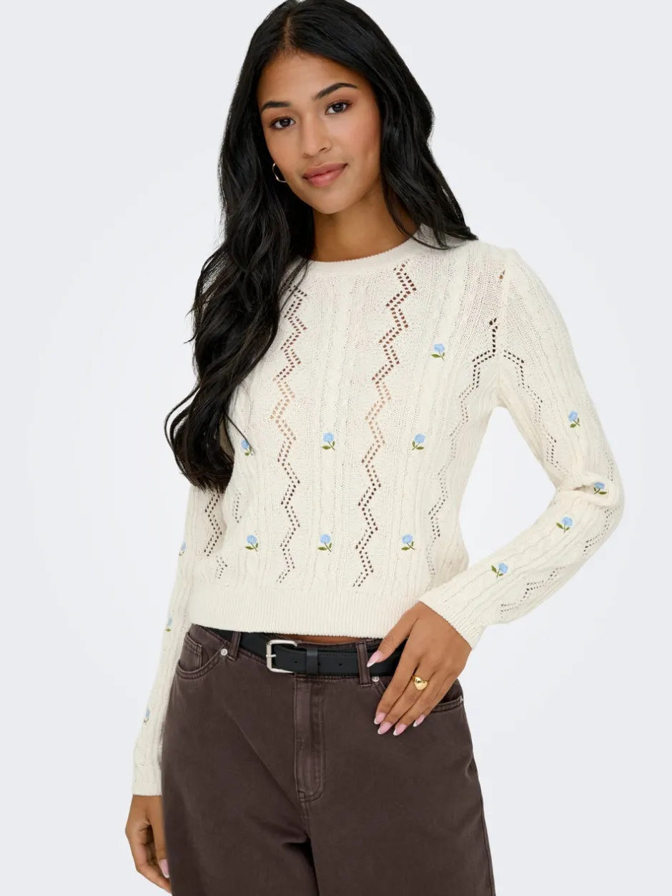 Online ONLRITA Striktrøje Dame Strik & Cardigans