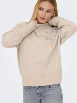 Best ONLRIVA Striktrøje Dame Strik & Cardigans
