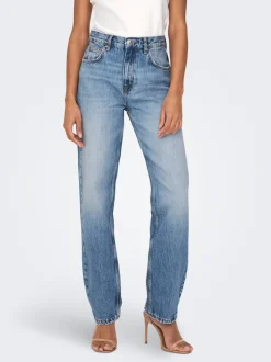 Discount ONLROBYN Høj talje Straight fit Jeans Dame Jeans|Jeans