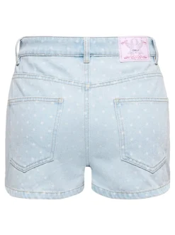 Online ONLROBYN Mellemhøj talje Regular fit Shorts Dame Shorts|Double Denim