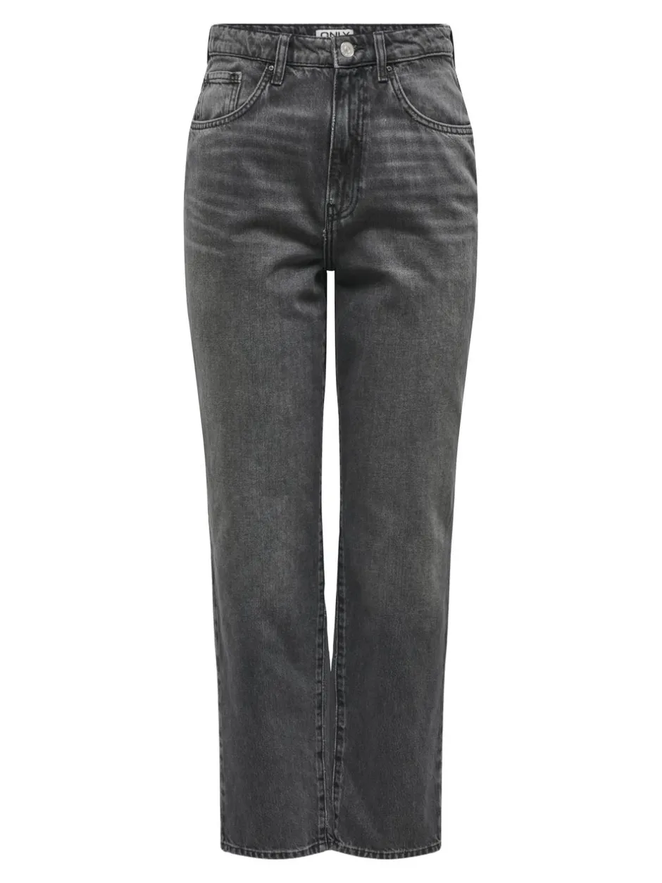 Clearance ONLROBYN Mellemhøj talje Straight fit Jeans Dame Jeans|Jeans