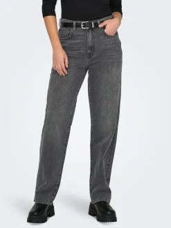 Clearance ONLROBYN Mellemhøj talje Straight fit Jeans Dame Jeans|Jeans