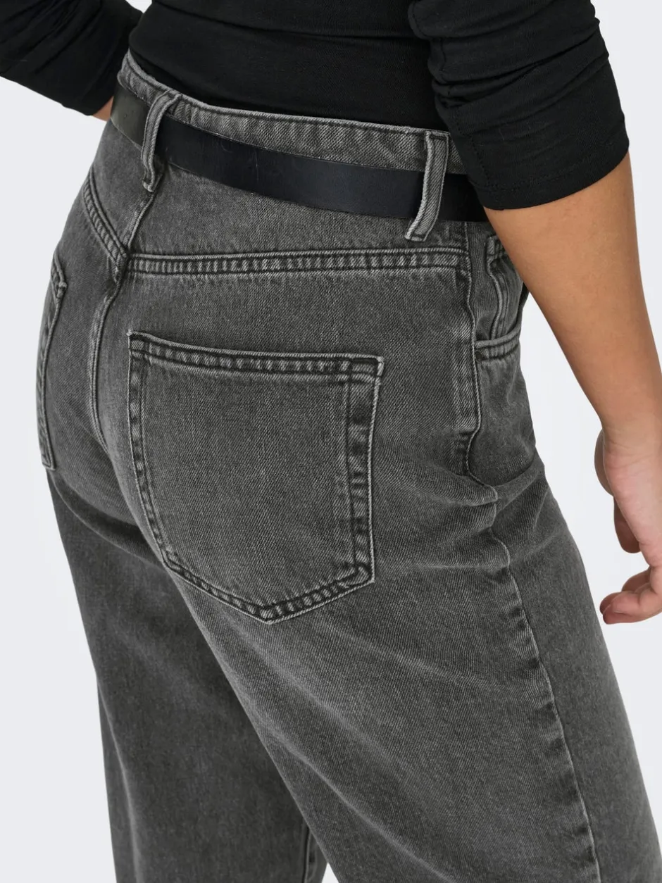 Clearance ONLROBYN Mellemhøj talje Straight fit Jeans Dame Jeans|Jeans