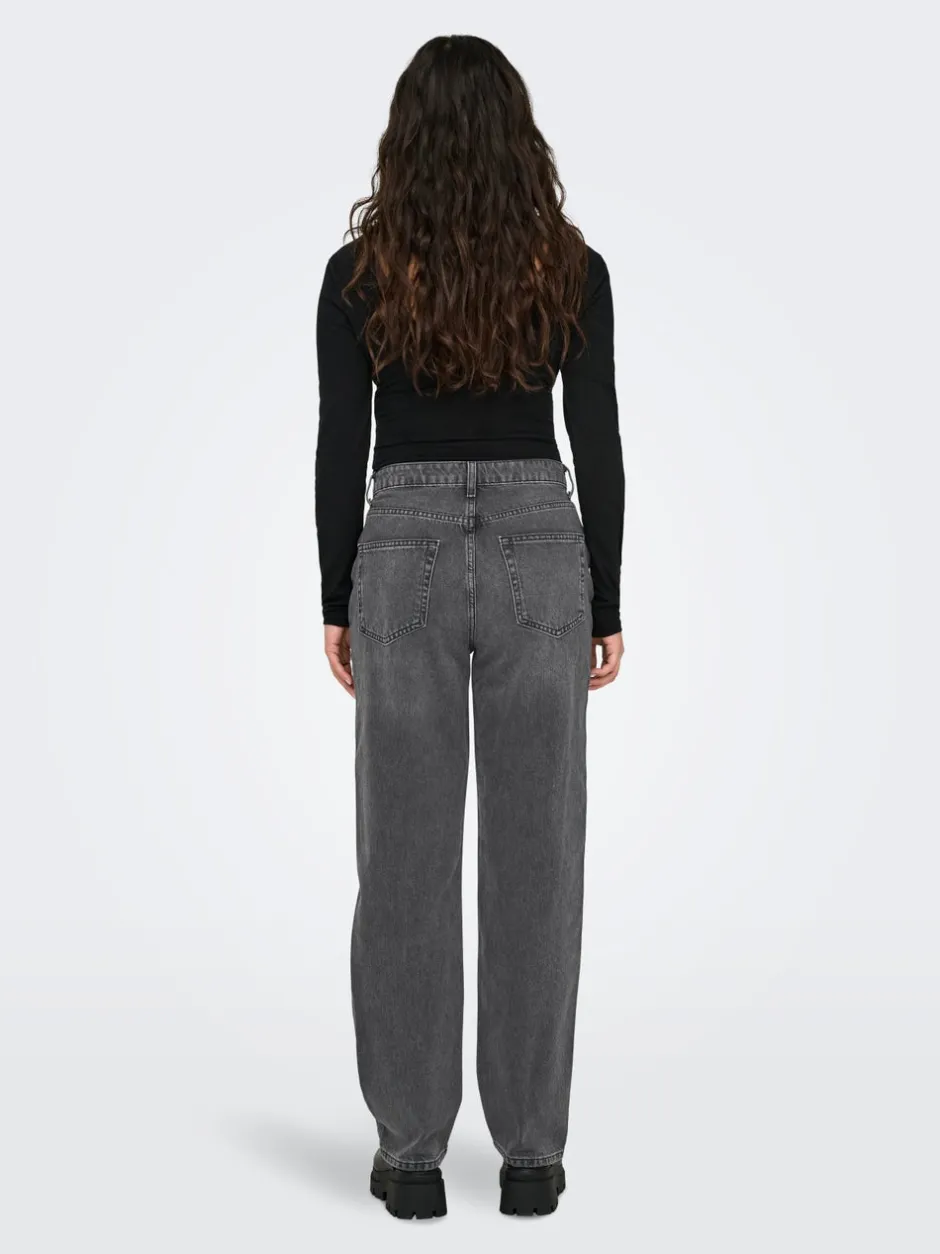 Clearance ONLROBYN Mellemhøj talje Straight fit Jeans Dame Jeans|Jeans