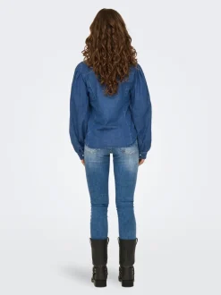 New ONLROCCO Denim-skjorte Dame Skjorter