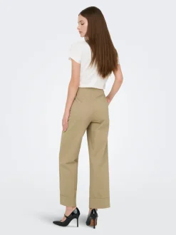 Discount ONLROSALIE Cropped fit Chinobukser Dame Bukser