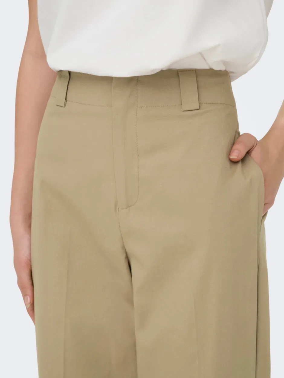 Discount ONLROSALIE Cropped fit Chinobukser Dame Bukser
