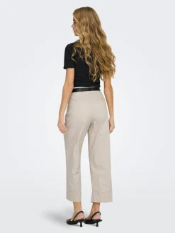 New ONLROSALIE Cropped fit Chinobukser Dame Bukser