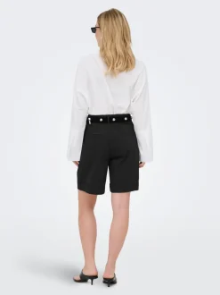 Outlet ONLROSALIE Høj talje Loose fit Bermuda-shorts Dame Shorts