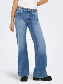 Online ONLRUELLE Mellemhøj talje Flared fit Jeans Dame Jeans|Jeans
