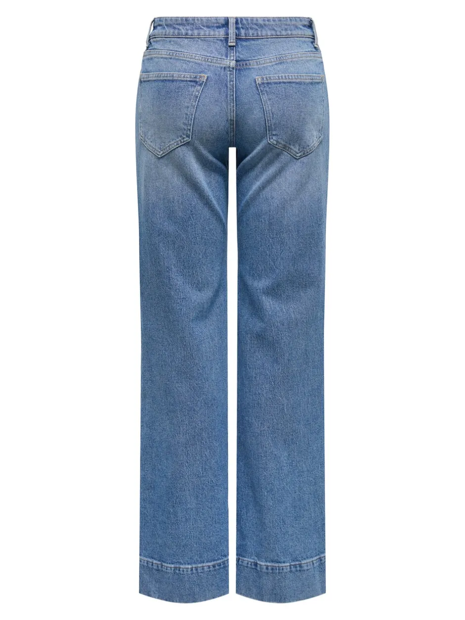 Online ONLRUELLE Mellemhøj talje Flared fit Jeans Dame Jeans|Jeans