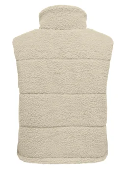 New ONLSANDRA Teddy-vest Dame Jakker Og Frakker