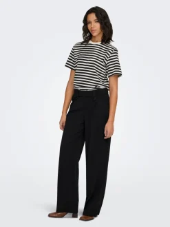 Online ONLSANIA Regular fit Bukser i wide fit Dame Bukser