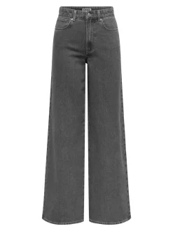 Hot ONLSANNA Høj talje Wide leg fit Jeans Dame Jeans|Jeans