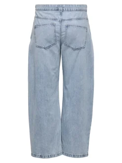 Discount ONLSAVONA Mellemhøj talje Barrel fit Ankellængde Jeans Dame Jeans|Jeans