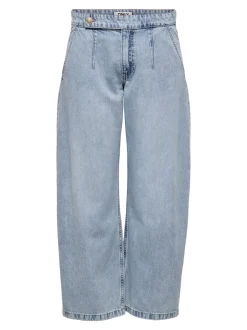 Discount ONLSAVONA Mellemhøj talje Barrel fit Ankellængde Jeans Dame Jeans|Jeans