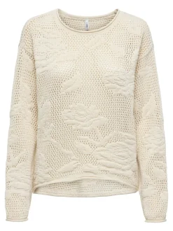 Clearance ONLSEASIDE Striktrøje Dame Strik & Cardigans