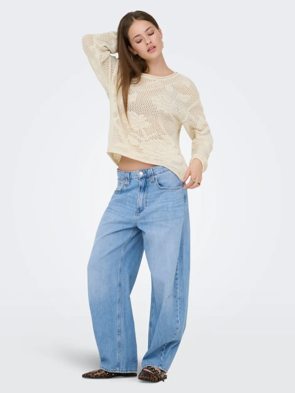 Clearance ONLSEASIDE Striktrøje Dame Strik & Cardigans